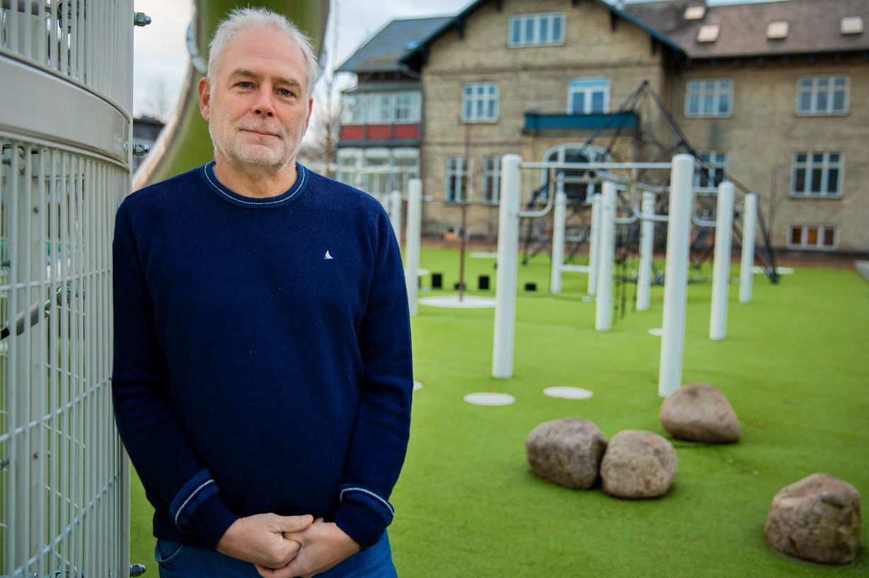 Kim Darving er udover sin rolle i Dansk Skoleidræt også lærer på Skolen på Strandboulevarden. Foto: Jan Klint Poulsen