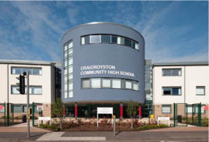 Craigroyston Community High School ligger i et socialt udsat område i udkanten af Edinburgh.