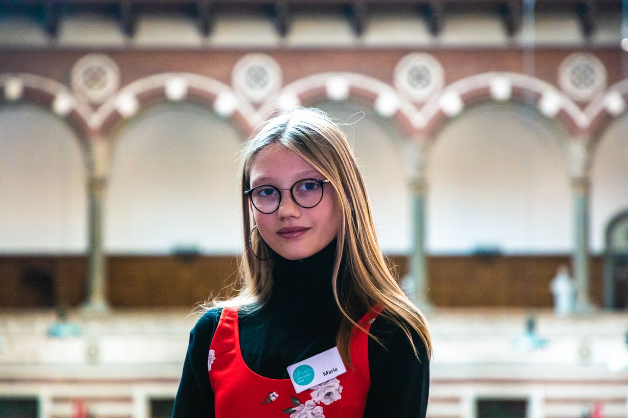 Marie Greve på 13 år er en af kandidaterne, når Københavns unge kan stemme til valget af Ungeråd KBH. 
