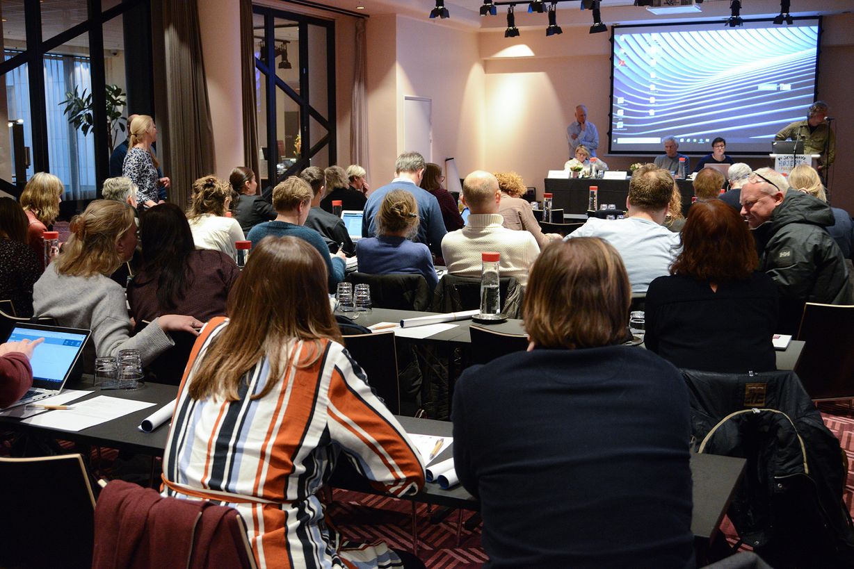 TR-mødet blev afholdt på det nye Scandic Falconer på Frederiksberg. Foto: Peter Garde