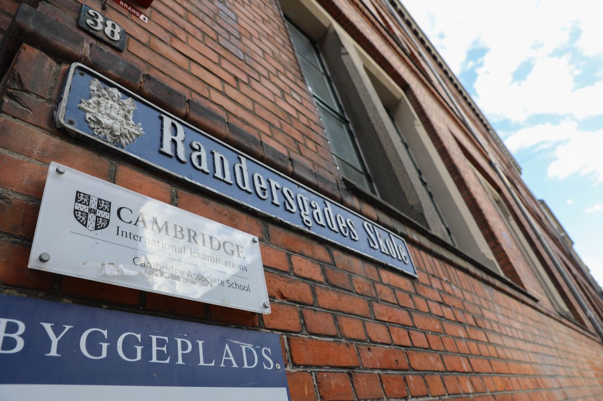 En sag om skimmelsvamp på Randersgades Skoles genhusningsskole har kedelige konsekvenser for lærere og elever på skolen. Foto: Jan Klint Poulsen En sag om skimmelsvamp på Randersgades Skoles genhusningsskole har kedelige konsekvenser for lærere og elever på skolen. Foto: Jan Klint Poulsen