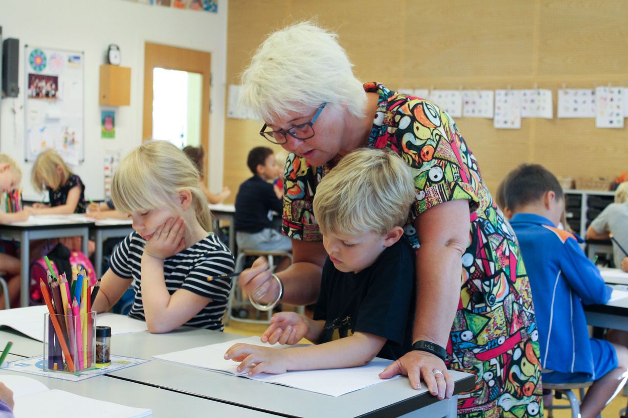 Klfnet.dk besøgte Gerbrandskolen i starten af skoleåret, hvor det at få blyanten til at makke ret, godt kunne være en udfordring. Foto: Hanne Hellisen