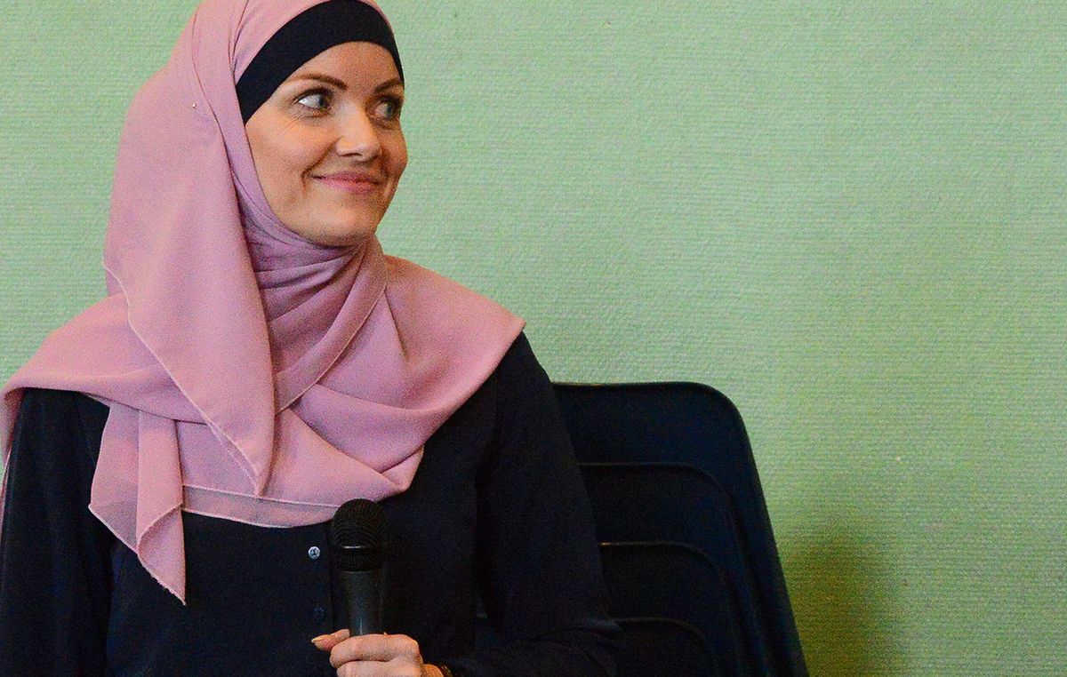 Line Mansour var skoleleder på en af de mange skoler, Ali var elev på. Foto: Peter Garde Line Mansour var skoleleder på en af de mange skoler, Ali var elev på. Foto: Peter Garde
