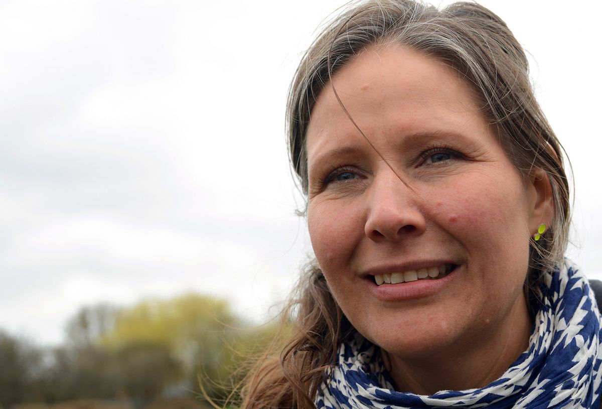 Johanna Lundell er hortonom og den første leder af Skolehaven på Islands Brygge. Foto: Peter Garde Johanna Lundell er hortonom og den første leder af Skolehaven på Islands Brygge. Foto: Peter Garde